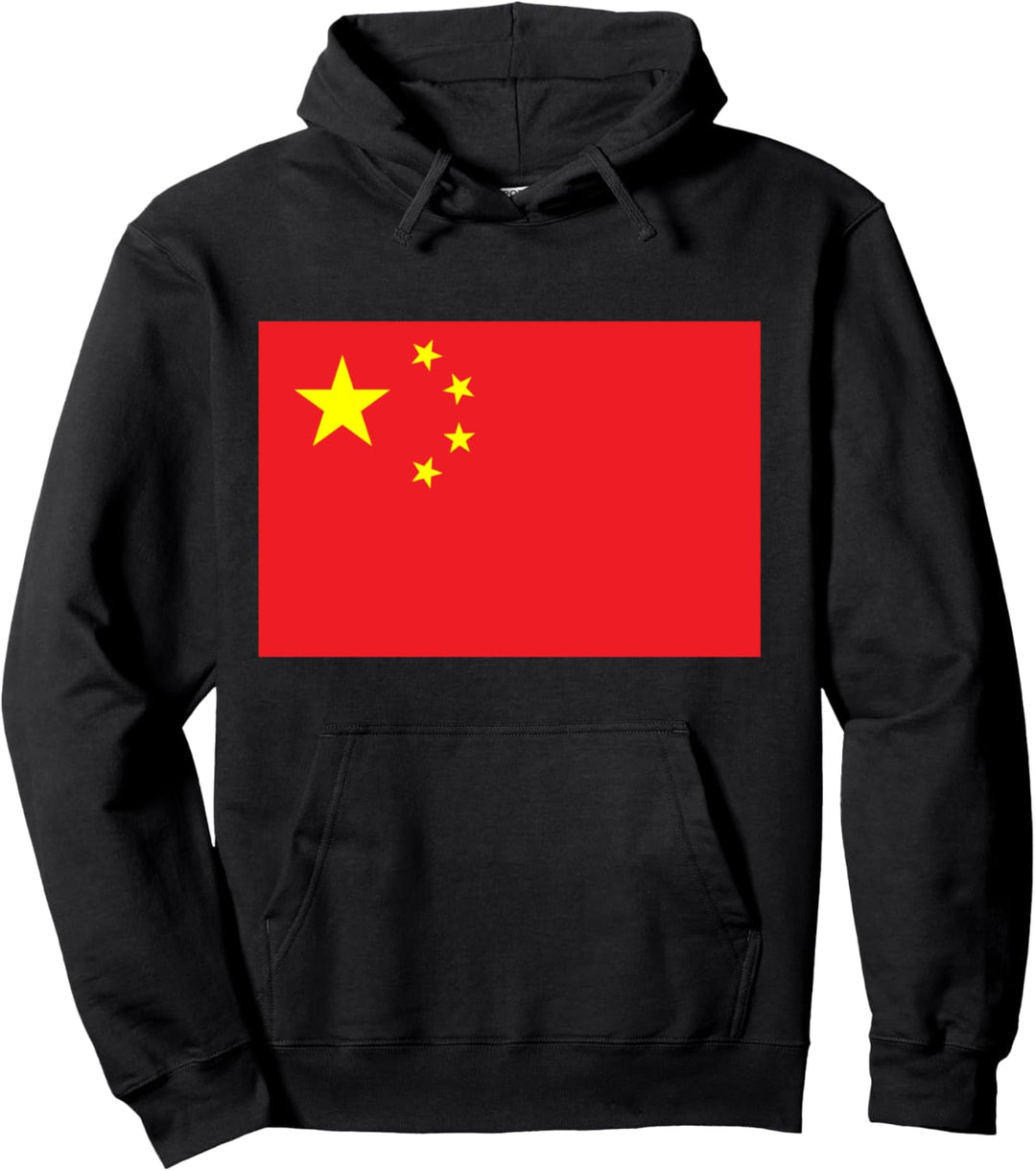 Flagge China Pullover Hoodie