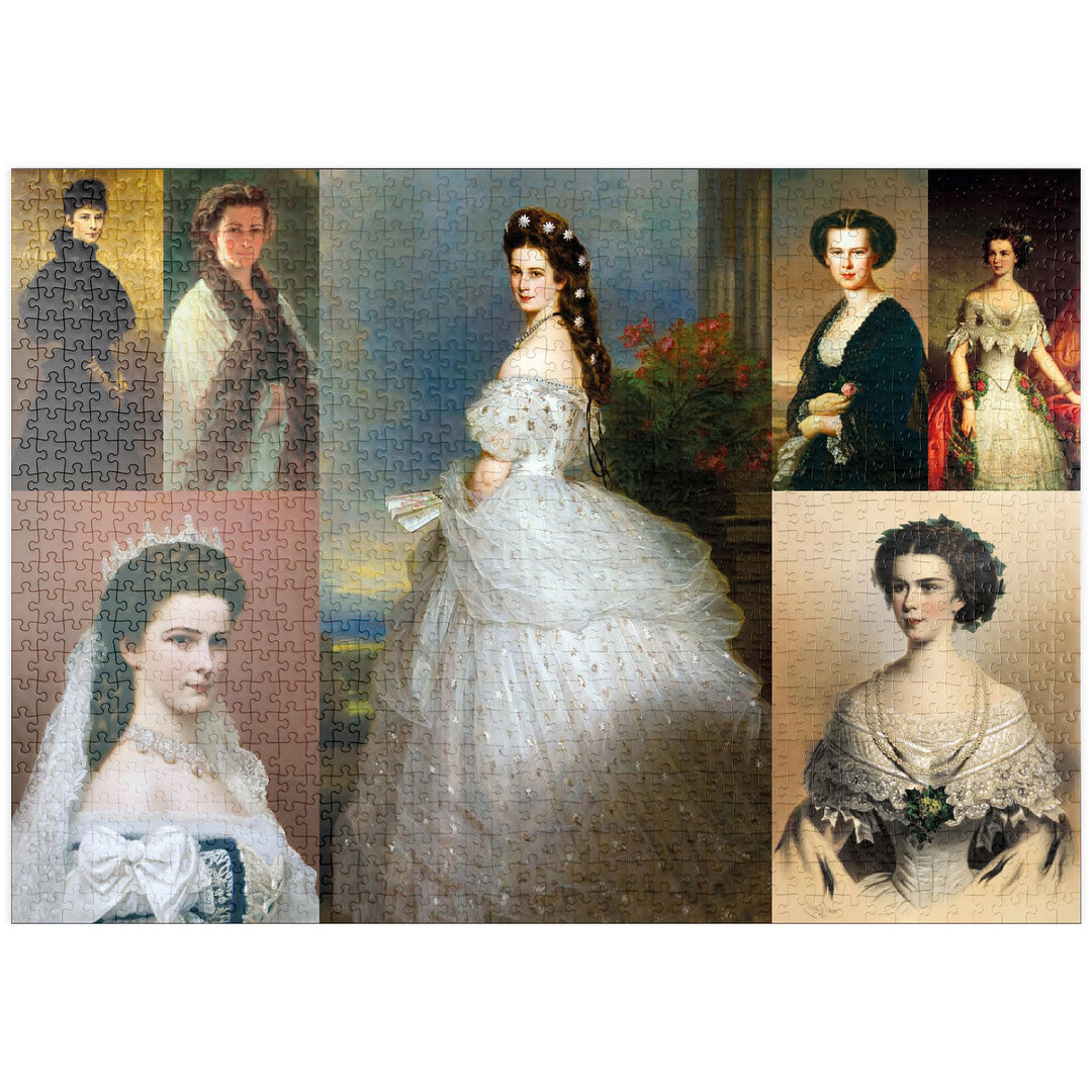 Kaiserin Sisi - Collage Nr. 1 - Premium 1000 Teile Puzzle - MyPuzzle Sonderkollektion von Starnberge