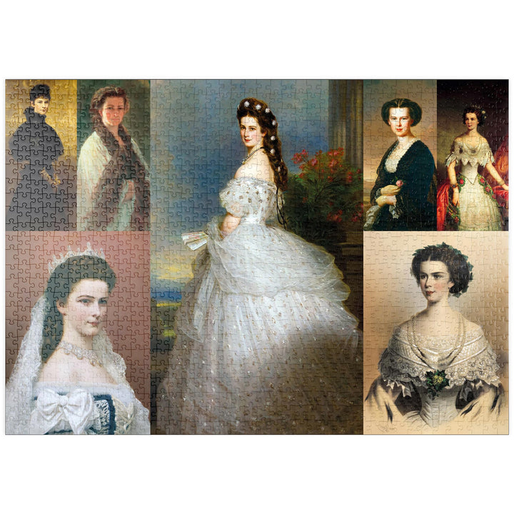 Kaiserin Sisi - Collage Nr. 1 - Premium 1000 Teile Puzzle - MyPuzzle Sonderkollektion von Starnberge