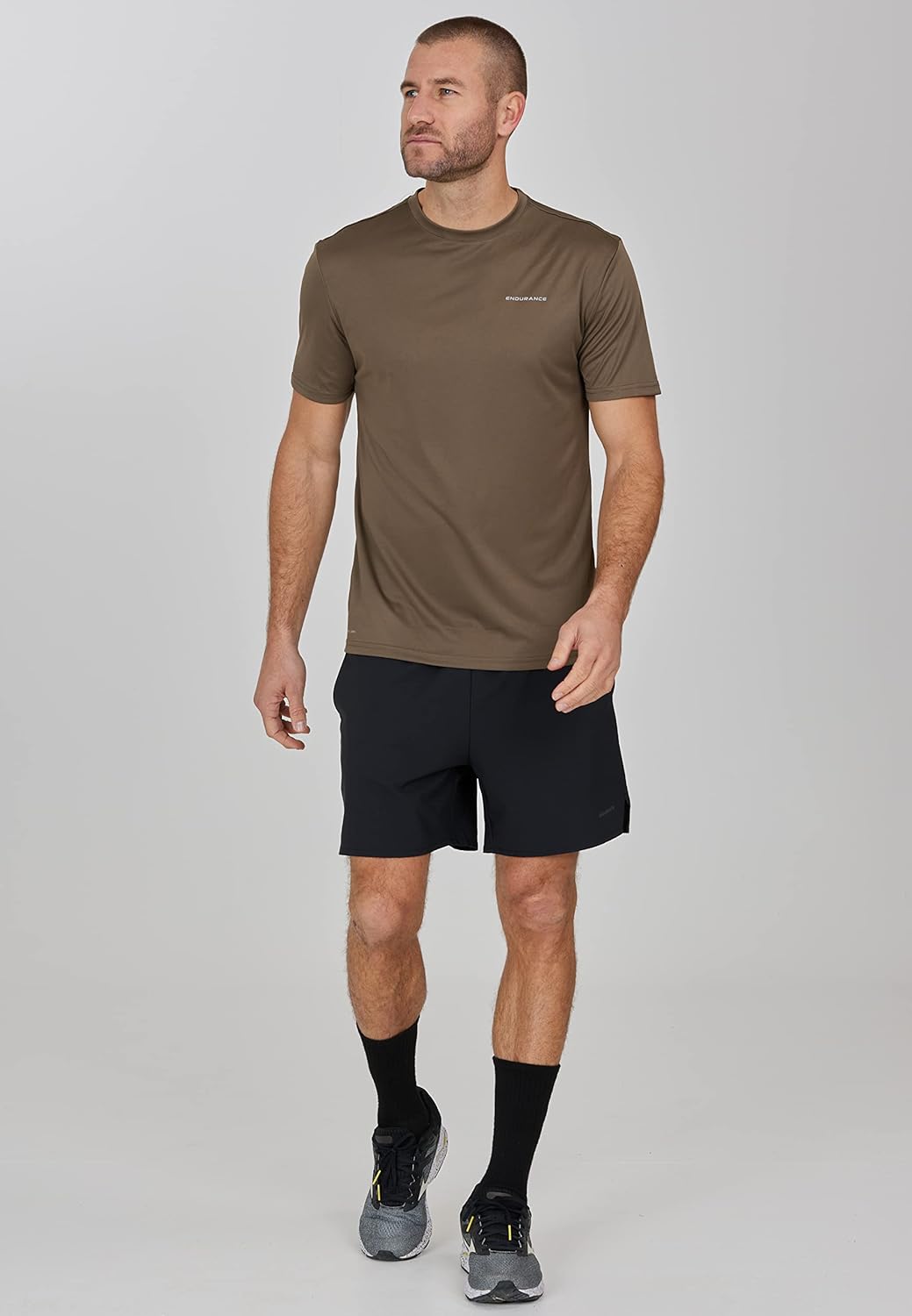 endurance Herren Laufshirt Dipose S 1134 Canteen, S 1134 Canteen
