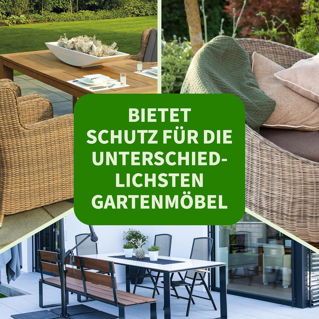TTL Garden 123x61x75cm Premium Gartenmöbel Abdeckung - 600D Oxford Gewebe wasserdicht mit Schnallen