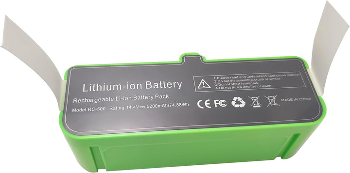 Ersatzen akku 14.8V 5200mAh für iRobot Roomba 500 900 800 700 600 / Roomba 960 980 981 966 965, 896