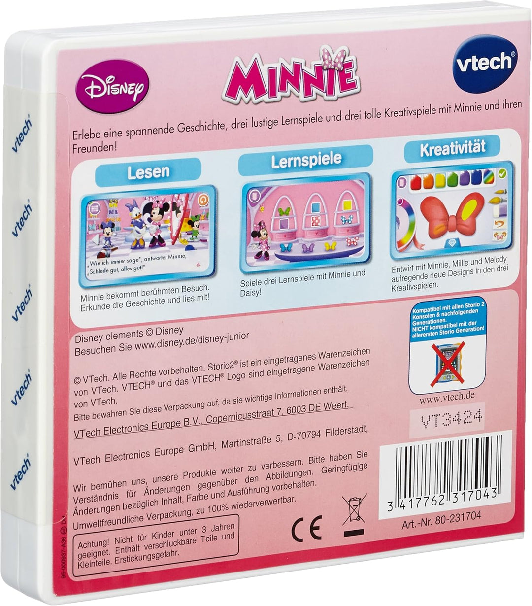 VTech 80-231704 - Lernspiel Minnies Schleifen Boutique (Storio 2, Storio 3S)