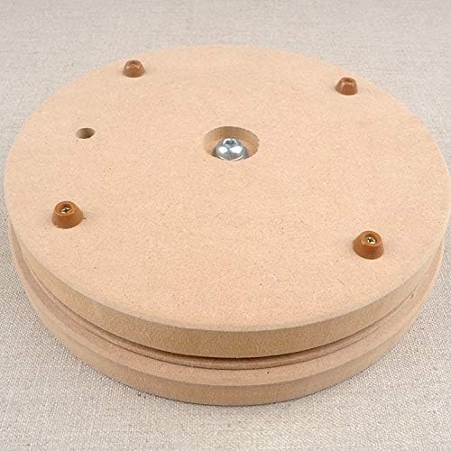 KUNSTIFY Töpferscheibe I Rund I 20cm Durchmesser, Höhe 5 cm MDF Drehscheibe Drehteller für Töpferei