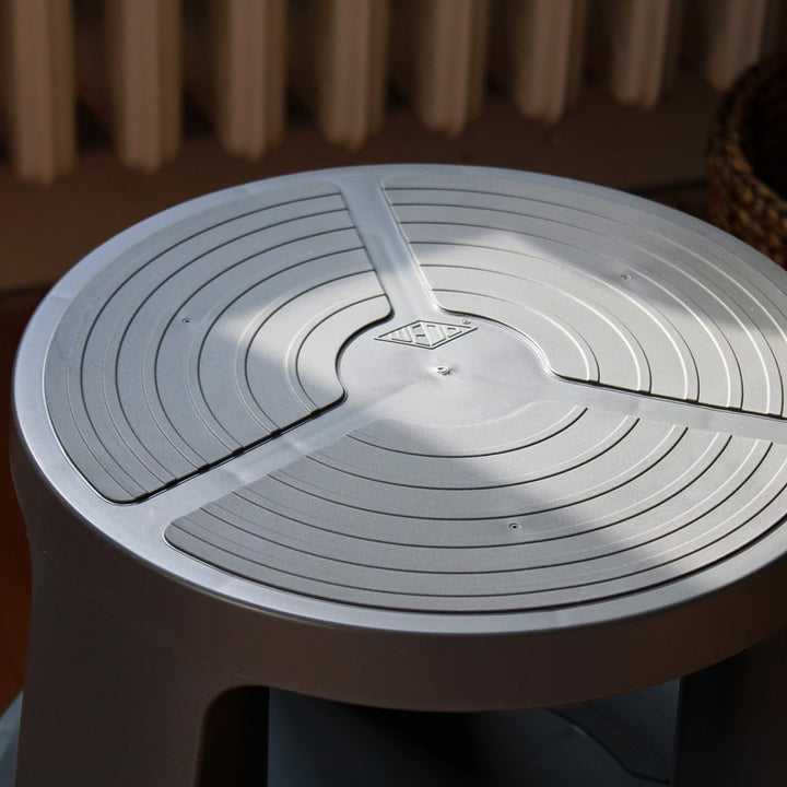 WEDO Rollhocker Super Step – robuster Tritthocker aus bruchfestem Kunststoff, TÜV/GS-geprüft nach EU