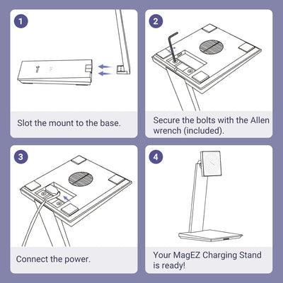 pitaka Tablet Ständer Magnetische Aufladbare iPad Ständer Verstellbare Tablet Halterung für MagEZ Ca