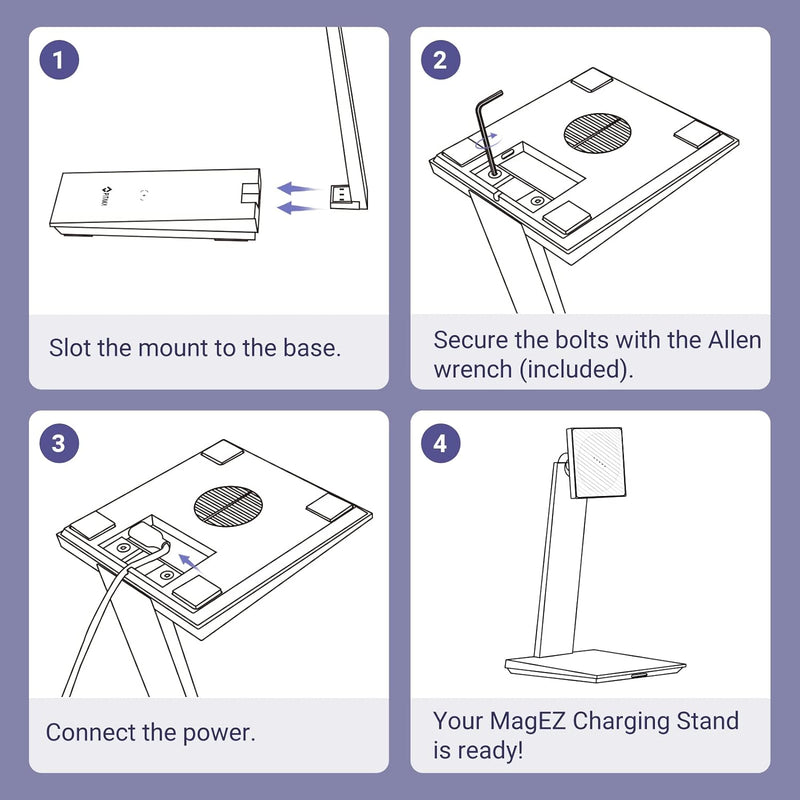 pitaka Tablet Ständer Magnetische Aufladbare iPad Ständer Verstellbare Tablet Halterung für MagEZ Ca