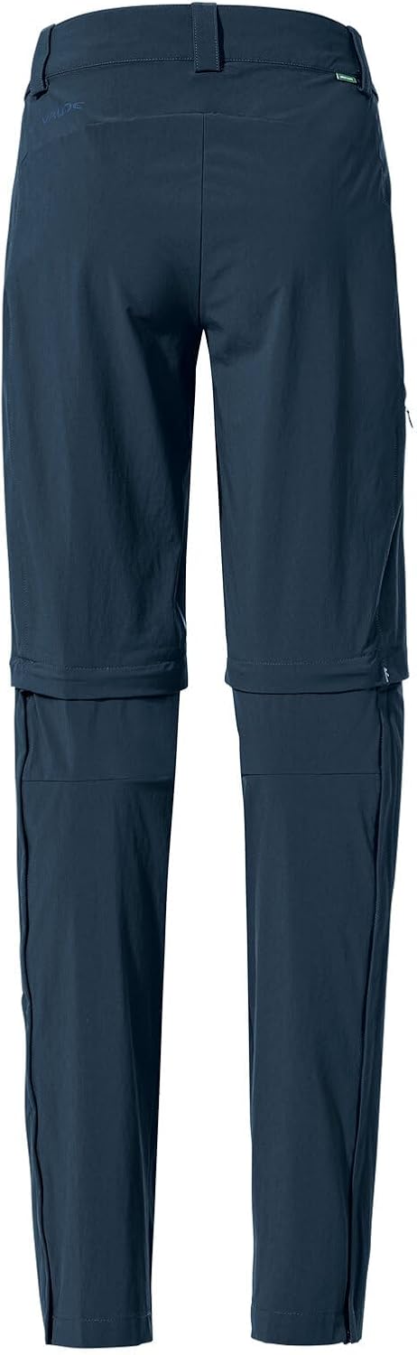 VAUDE Women's Farley Stretch Zo T-Zip Pants Ii Trousers 38 Kurz Dark Sea, 38 Kurz Dark Sea