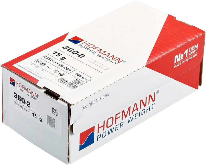 Hofmann Power 5360-0150-201 Weight 100x Auswuchtgewichte Klebegewichte Alufelgen 15g Wuchtgewichte A