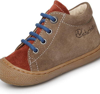 Naturino Cocoon-Lauflernschuhe aus Veloursleder 17 EU Hellbraun, 17 EU Hellbraun