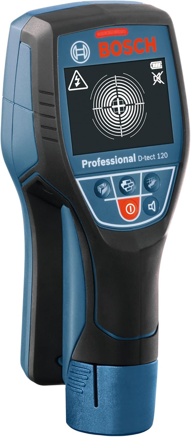 Bosch Professional Ortungsgerät D-tect 120 (4 x AA Batterien, max. Ortungstiefe für Kunststoffrohre/