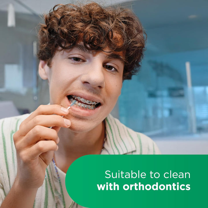 GUM TRAV-LER Interdentalbürsten | Zur gründlichen Reinigung aller Zahnzwischenräume | Biegbarer Hals