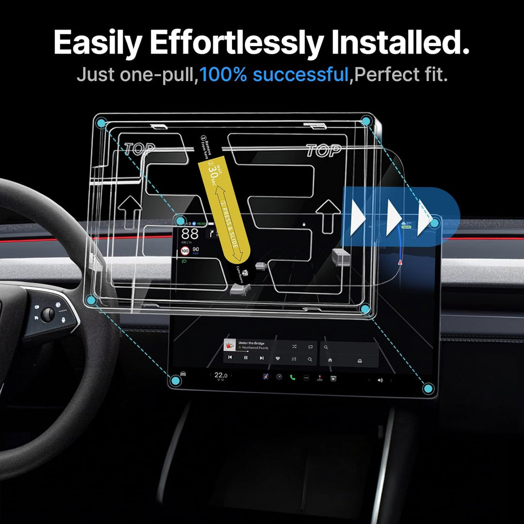 15,4" + 8" Displayschutzfolie für Tesla Model 3 Highland | für Model 3 Highland 2024-2026 & Model Y
