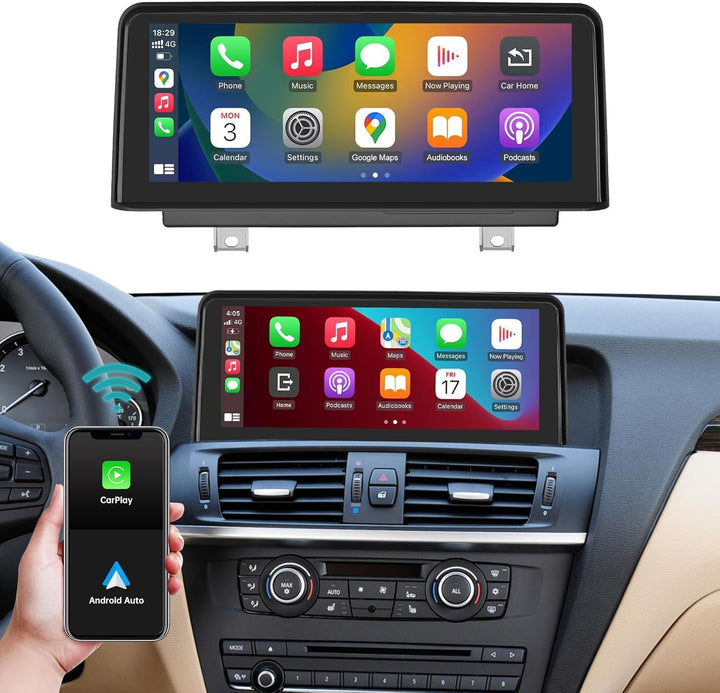 10,25 Zoll Autoradio-Touchscreen für 2011-2012 BMW X3/X4 Serie F25 F26 mit CIC-System, unterstützt A