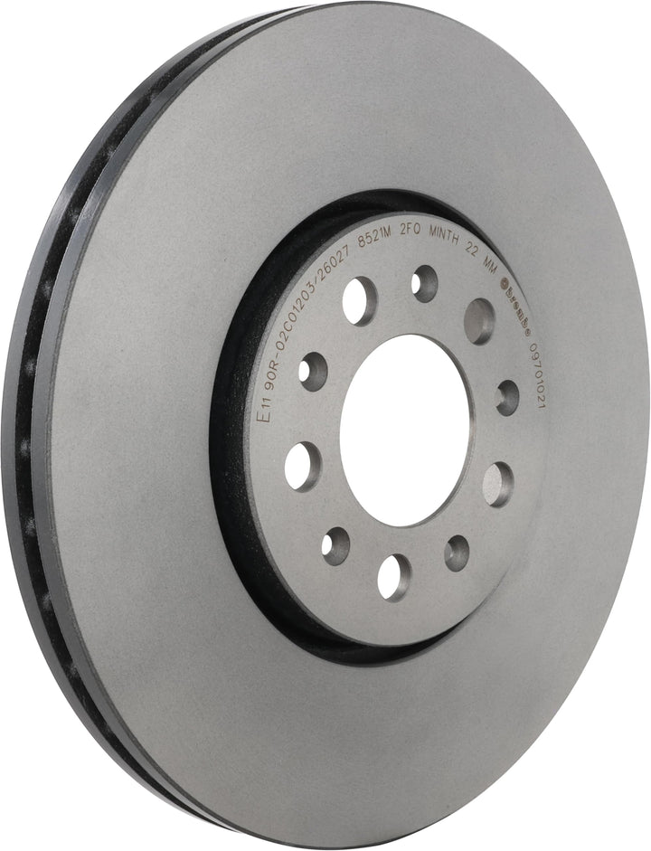 Brembo 09.7010.21 Vordere Bremsscheibe mit UV Lackierung, Anzahl 2