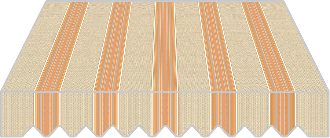 home Trends Markisenstoff 4m Markise mit Volant 4 x 3 m Markisenbespannung ersatzstoff 387 x 300cm B