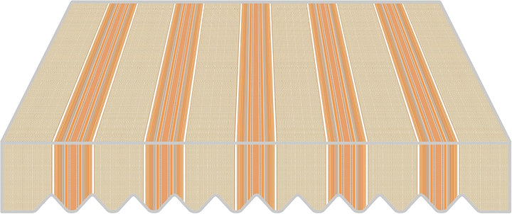 home Trends Markisenstoff 4m Markise mit Volant 4 x 3 m Markisenbespannung ersatzstoff 387 x 300cm B