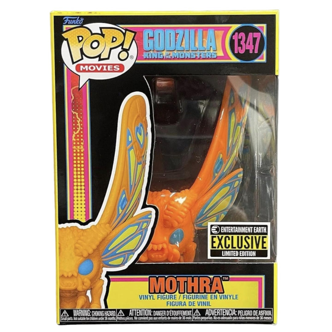Funko! Godzilla Mothra Black Light Pop! Vinyl Figure - Entertainment Earth Exclusive