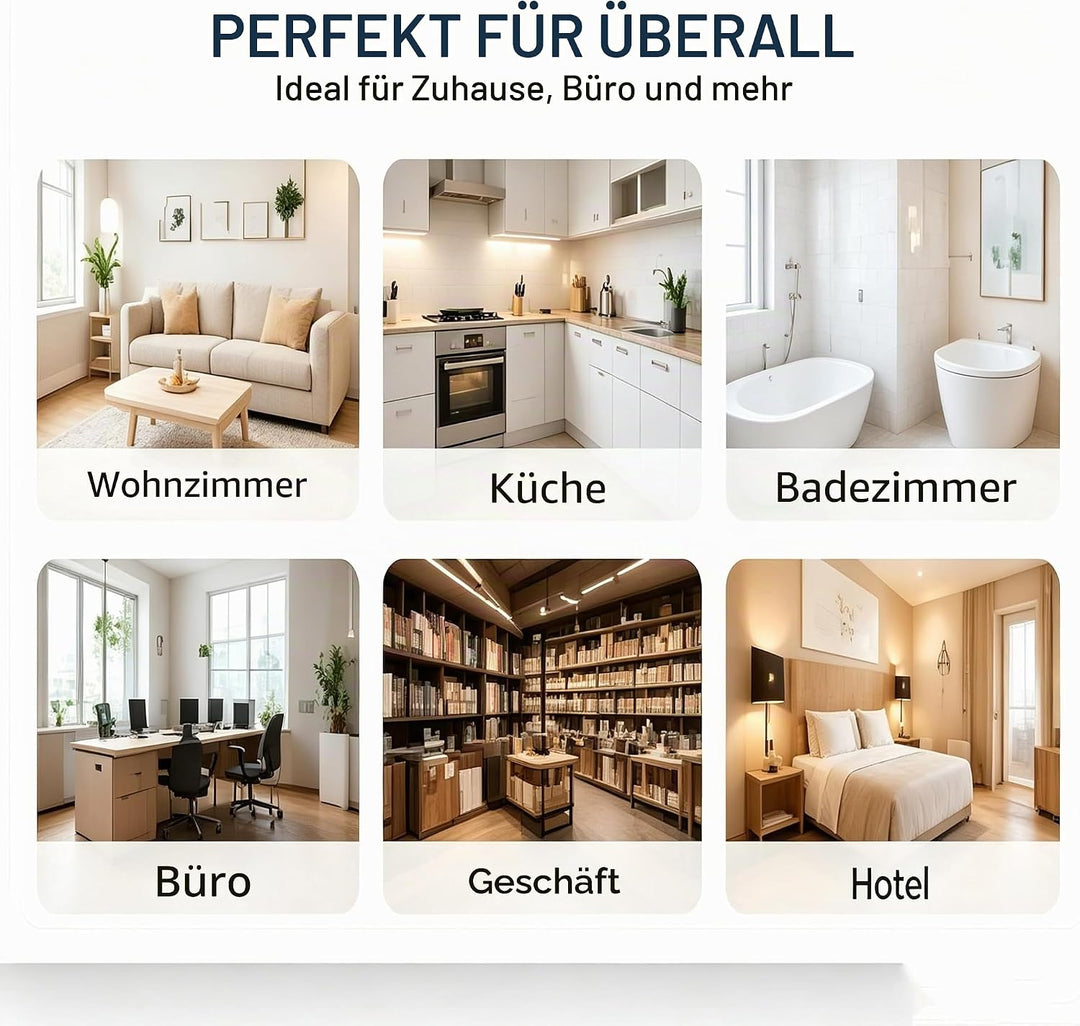 Cooling Ace Klimaanlage, Luftkühlung Ventilator Leise mit Einstellbaren 3 Geschwindigkeiten, Tragbar