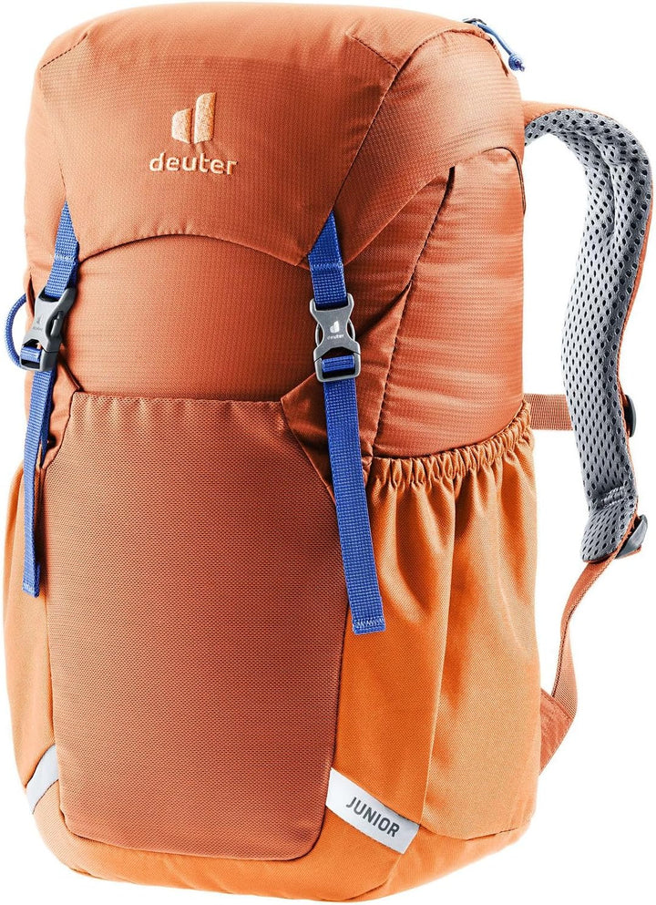deuter Unisex Kinder Junior Kinderrucksack (1er Pack) 18 L Chestnut-mandarine, 18 L Chestnut-mandari