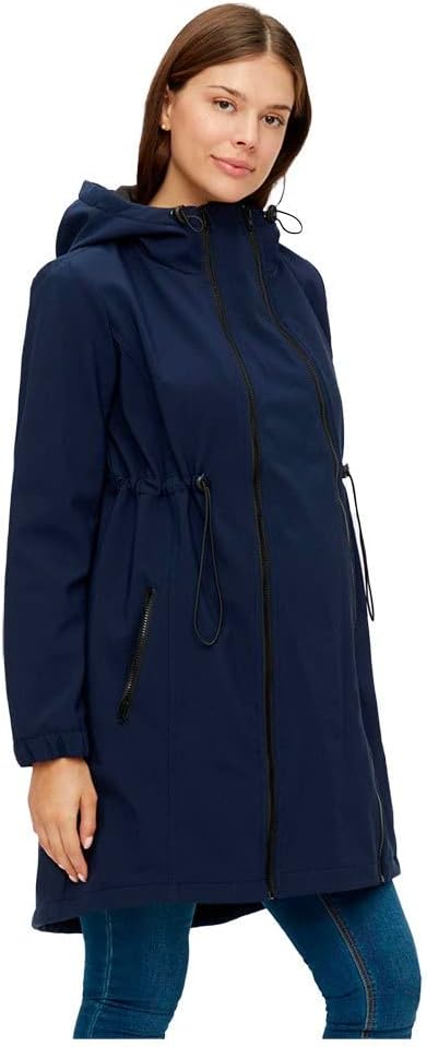 MAMALICIOUS Mama Licious female Softshell Jacke Umstands-jacke 38 Navy Blazer, 38 Navy Blazer
