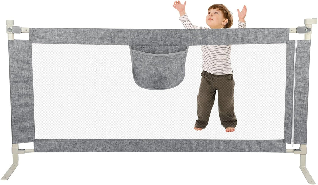 Kedia Bettgitter, Bettschutzgitter Kinderbettgitter für Kinder, Babybettgitter Vertikal Hebbar, Kind