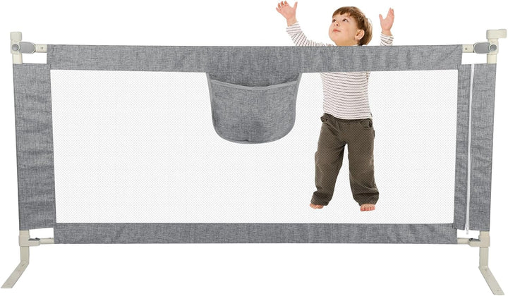 Kedia Bettgitter, Bettschutzgitter Kinderbettgitter für Kinder, Babybettgitter Vertikal Hebbar, Kind
