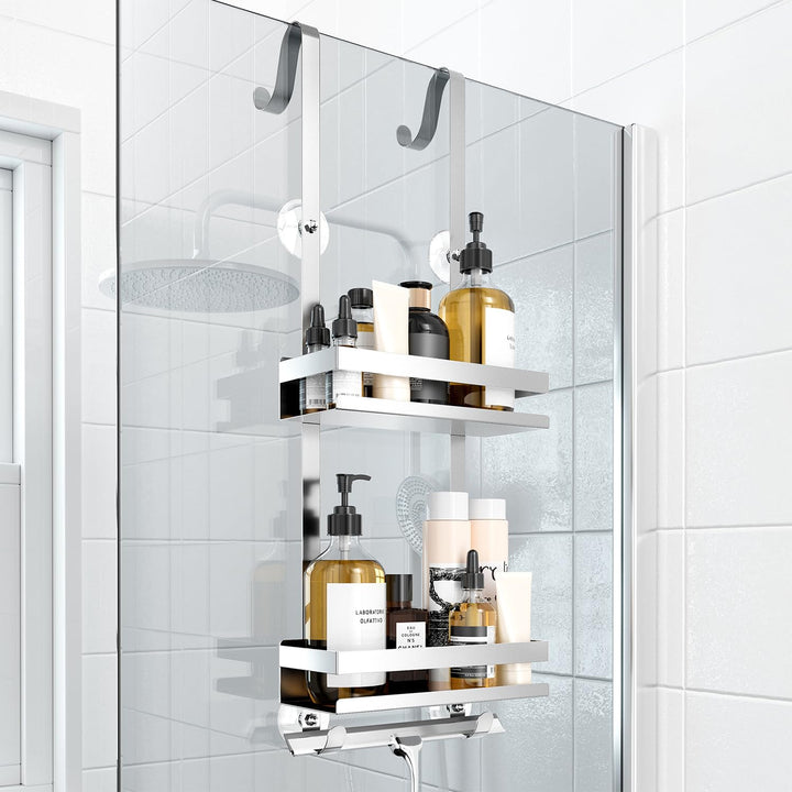 Duschablage ohne Bohren Badezimmer Organizer, Badregal Duschregal ohne Bohren, Duschablage zum Hänge