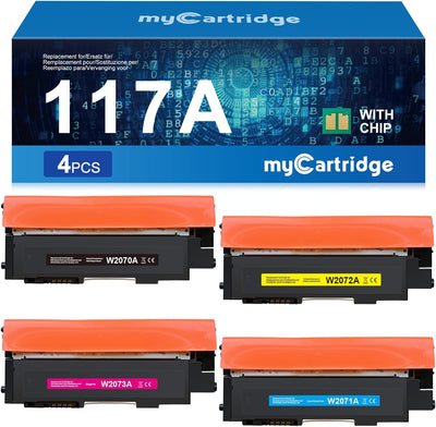MYCARTRIDGE 117A Toner Kompatibel für HP 117A Toner Set Ersatz für Color Laser MFP 179fwg 179fnw 178