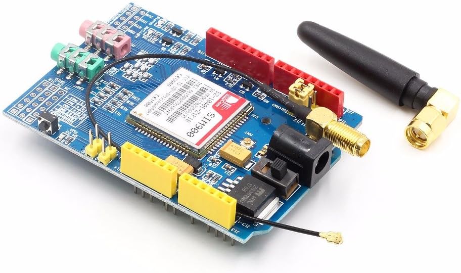 TECNOIOT SIM900 GPRS/GSM Shield Development Board Quad-Band Module with Antenna | SIM900 GPRS/GSM-Sc