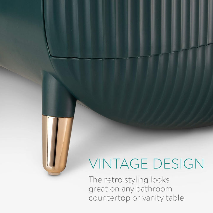 Navaris Make-Up Organizer - Aufbewahrung für Kosmetik - Ordnungssystem mit 2 Schubladen - tragbare A