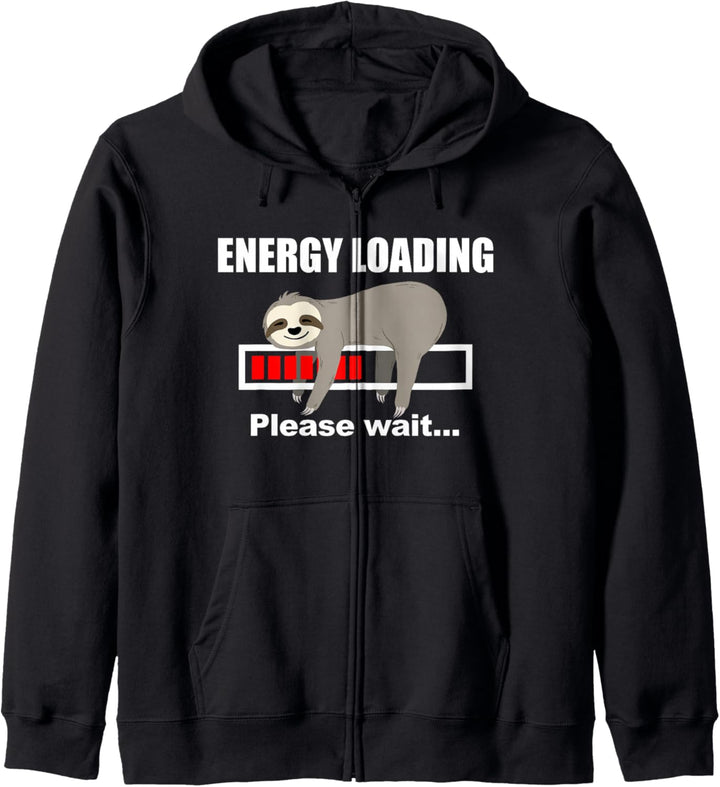 Low Energy Sloth funny Energy Loading Sloth Kapuzenjacke