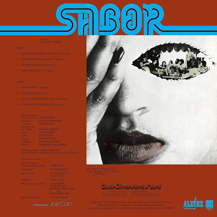 Sabor, Vinyl
