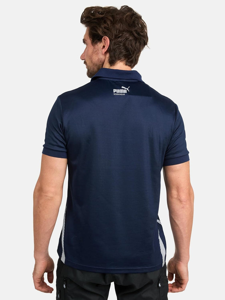 PUMA Workwear – Premium Poloshirt Herren – Funktionsshirt mit Reflektoren – Arbeitsshirt für Handwer