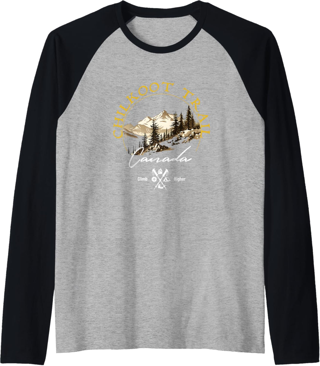 Chilkoot Trail Retro-Vintage-Kleidung Chilkoot Trail Souvenir Raglan