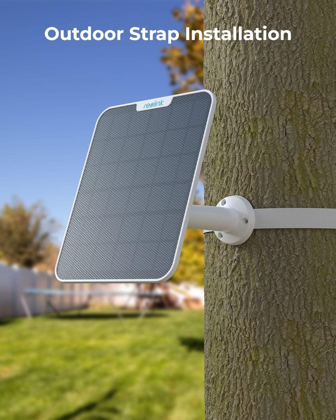 [2023 Update-Version] Reolink 6W Solarpanel für Akku Überwachungskamera Aussen, USB Schnittstelle, S