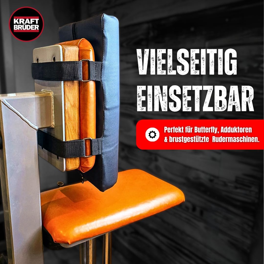 KraftPad PRO – Universal Gym Upgrade Pad mit Klettverschluss | Mehr Range of Motion & Komfort | Zusa