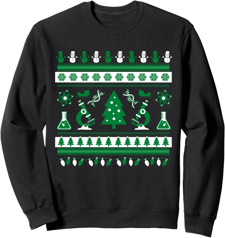 Science Laboratory Hässlicher Weihnachtspullover Sweatshirt