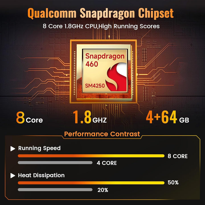 Hikity Qualcomm Snapdragon 8 Core 4+64G Android 15 Autoradio 2 Din Wireless CarPlay Android Auto QLE