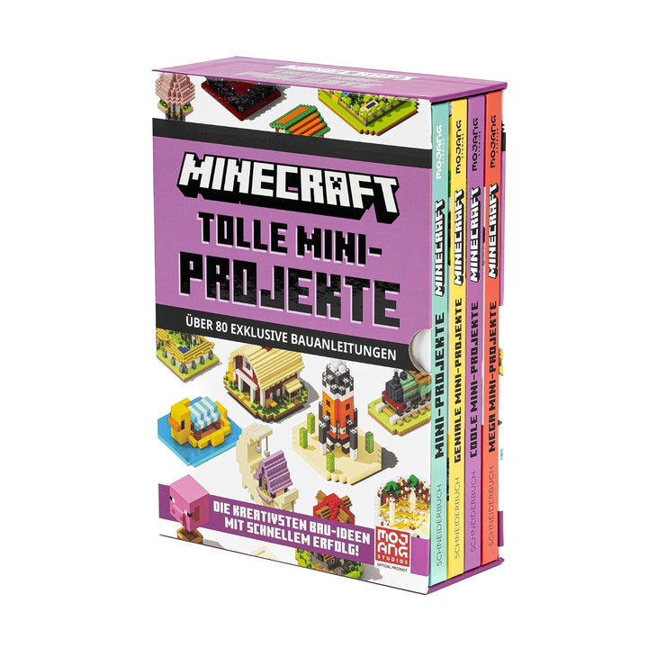 Minecraft Tolle Mini-Projekte (Schuber): Praktischer Schuber mit über 80 kleinen Bau-Projekten im Mi