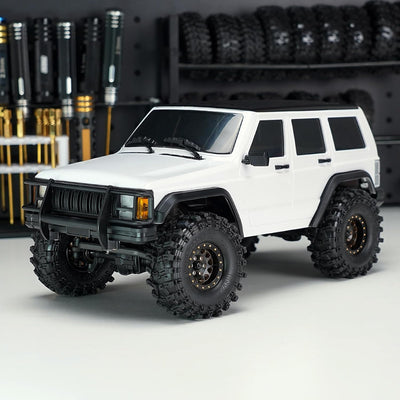 INJORA 6,10 Zoll Radstand ABS Hardtop Cherokee Karosserie für 1/18 RC Crawler TRX4M Bronco Defender