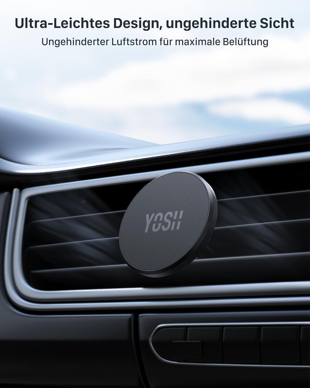 YOSH Mag-Safe Handyhalterung Auto für iPhone 15/14/13/12 Serie &amp; Magsafe-Hüllen, handyhalter Auto Ma