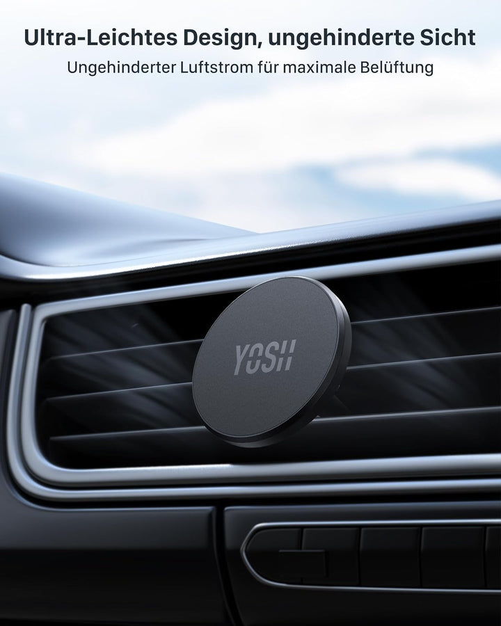 YOSH Mag-Safe Handyhalterung Auto für iPhone 15/14/13/12 Serie &amp; Magsafe-Hüllen, handyhalter Auto Ma