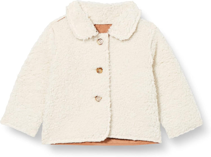 Noppies Baby-Mädchen Girls Jacket Reversible Lucena Strickjacke 56 Butter Cream, 56 Butter Cream