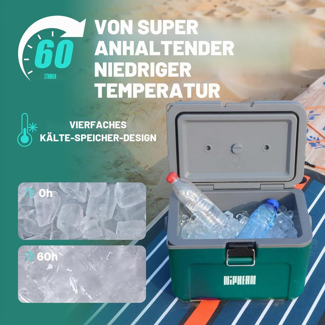 Niphean 4-lagige isolierte SUP Kühlbox – 60 Stunden Kälteerhalt, als Sitz auf dem Paddle Board umwan