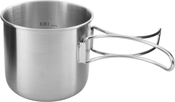 Tatonka Handle Mug Set (500/600 / 850 ml) – Becherset aus rostfreiem Edelstahl bestehend aus Tasse u