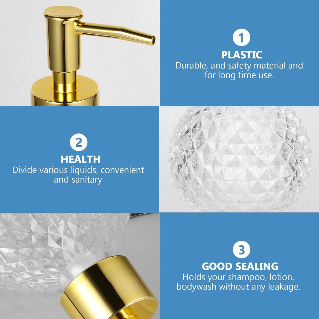 Cabilock 220 Ml Flüssigpumpe Flüssiger Seifenspender Leere Reisebehälter Pumpenflaschen Seifenspende