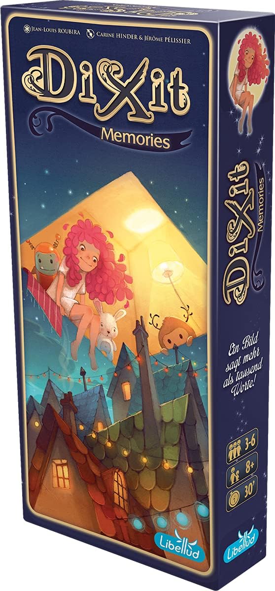 Libellud, Dixit 6 – Memories, Erweiterung, Familienspiel, Kartenspiel, 3-8 Spieler, Ab 8+ Jahren, 30