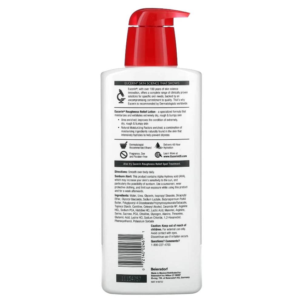 Eucerin Roughness Relief Creme, 500 ml