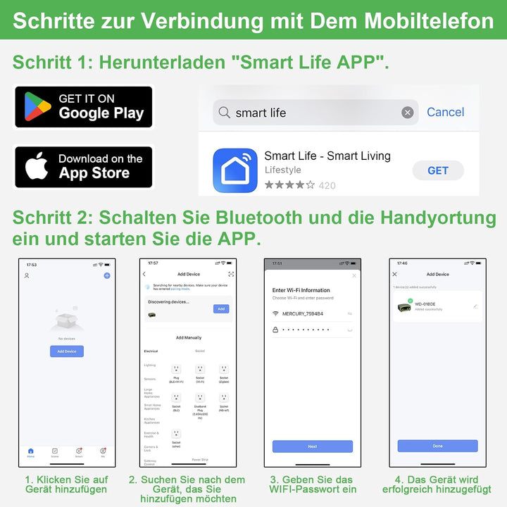 GuKKK WiFi Automatisches Bewässerungssystem mit Doppelte Pumpe, DIY Tropfbewässerungsset Gesteuert ü